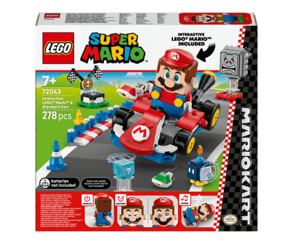 Klocki LEGO® LEGO Super Mario 72043 Mario Kart figurka i Standard Kart
